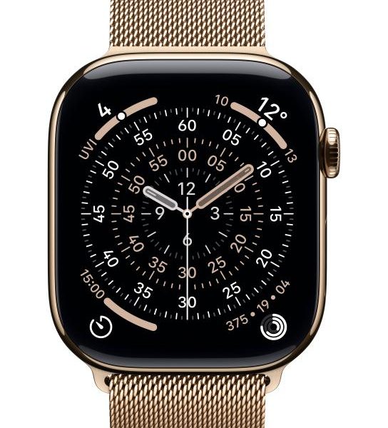 Apple Watch 46mm Gold Milanese Loop - S/M