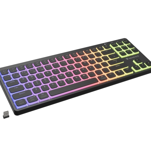 Tastatura Mecanica Gaming GENESIS Thor 430 TKL Wireless, RGB, Wireless,