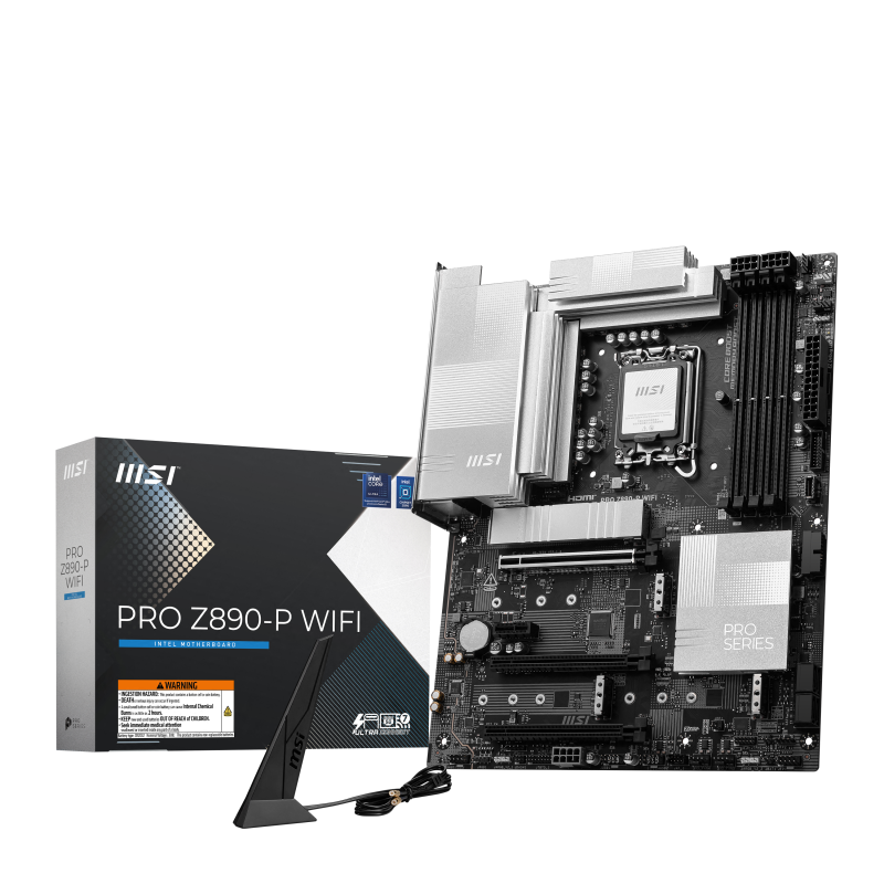 a643716ac1913f40f118cdd1a1c963a1.png Placa de baza MSI PRO Z890-P WIFI, Socket 1851, DDR5, - imagine 1