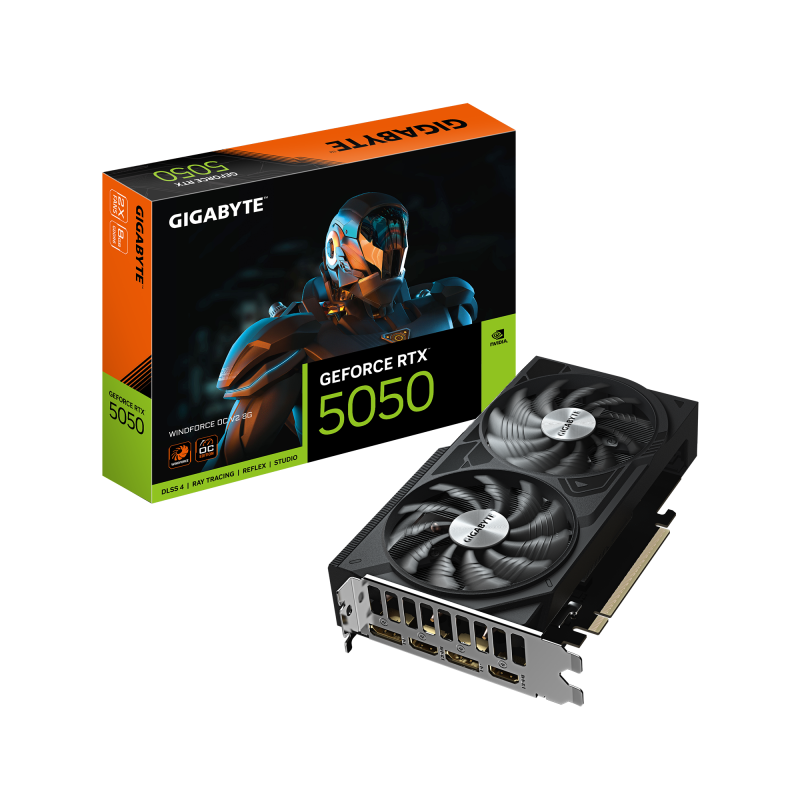 a6a55b9fdd4a69fa41d115e91da2de35.png Placa video Gigabyte GeForce RTX 5050, 8GB GDDR6, PCI Express - imagine 1