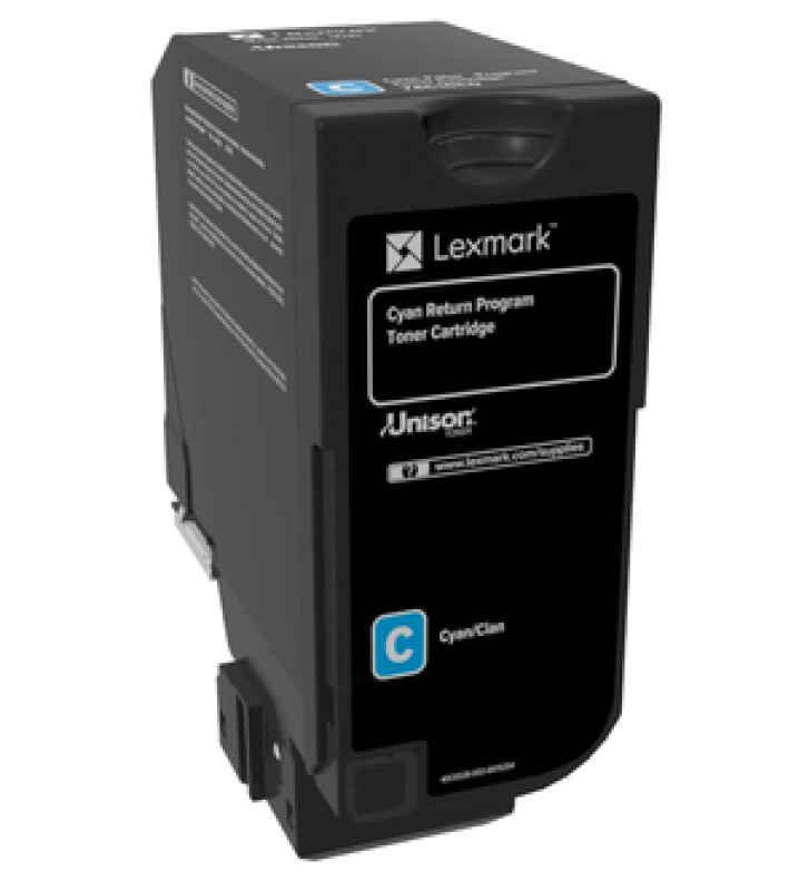 a6ec9face0a6559706eac70e59ccf4a4.png Toner Lexmark 74C20C0 cyan, 3k pagini ,compatibil cu CX725de,CX725dhe, CX725dthe, - imagine 1