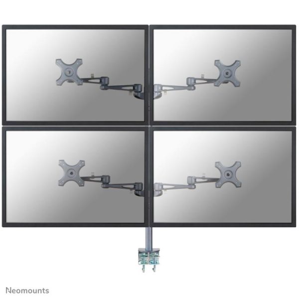 Brat monitor dublu Neomounts, compatibilitate ecran 10-27", greutate maxima suportata