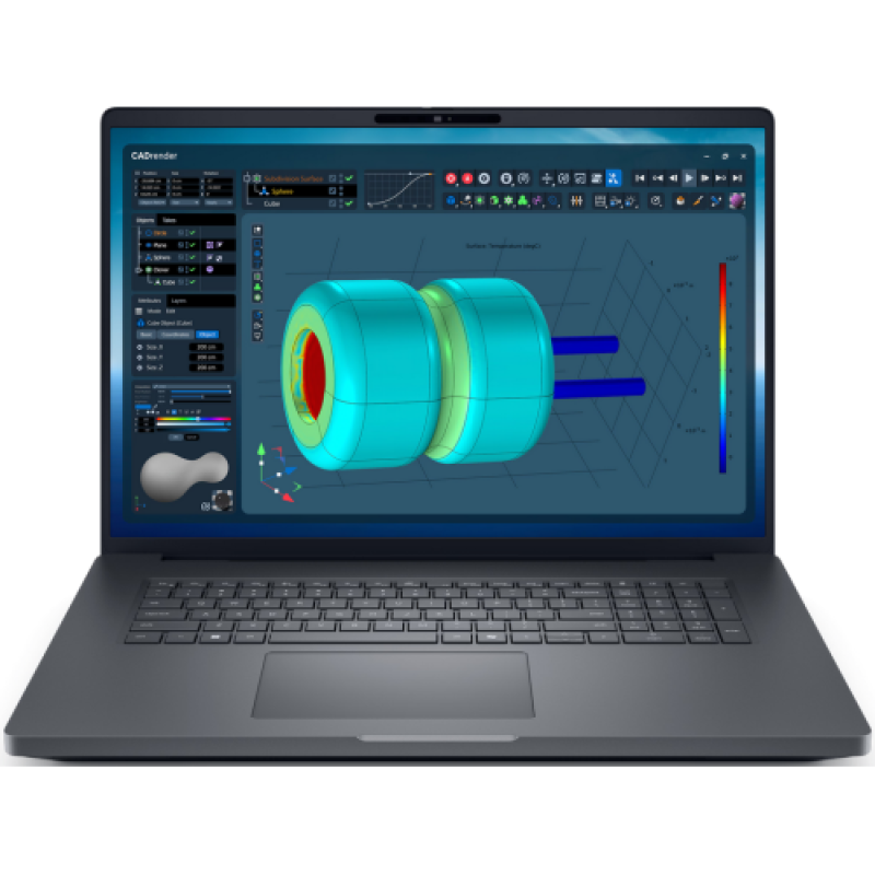 aeb9c821d304e119d130772444db745a.png Laptop Workstation Dell Pro Max 18 Plus, cu procesor Intel - imagine 1