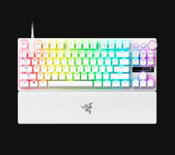 Tastatura mecanica Razer Huntsman V3 Pro Tenkeyless 2025 8K, iluminare
