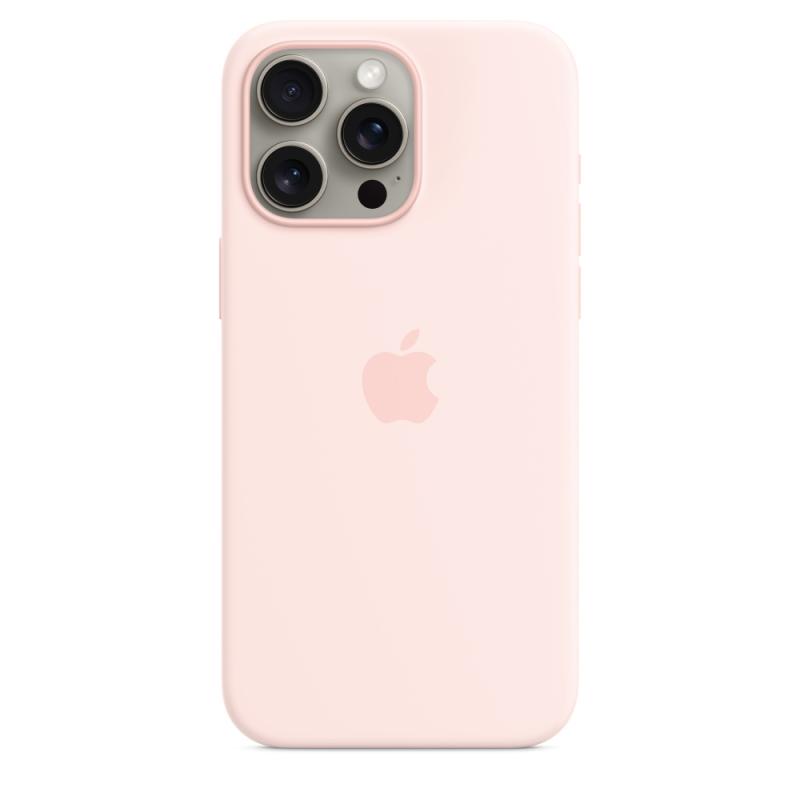 b02bc2ec540425f2d8408fe6d030e575.jpeg iPhone 15 Pro Max Silicone Case with MagSafe - Light - imagine 1