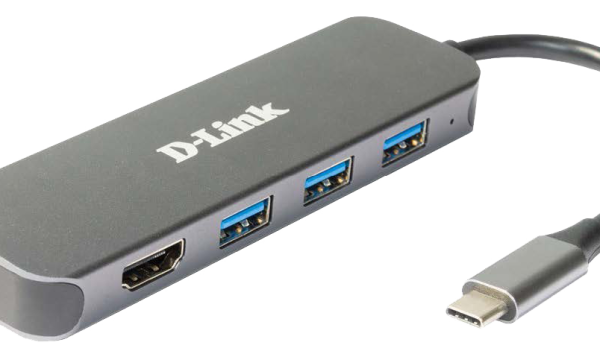 D-Link DUB-2333 5-in-1 USB-C Hub with HDMI and power delivery,
