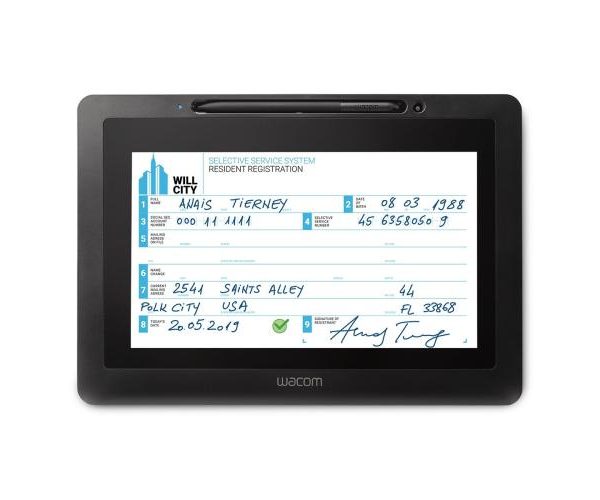 Tableta Grafica WACOM DTU-1031AX, USB, Negru
