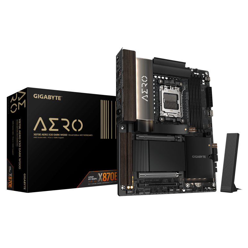 be62ea932779ae09d213192f070af5a1.png Placa de baza Gigabyte X870E AERO X3D Dark Wood, Socket - imagine 1