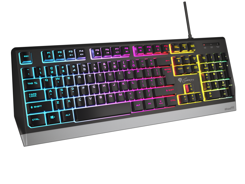 ca52d29bbae35185b46eae61accae177.png GENESIS Rhod 300 RGB. Keyboard form factor: Full-size (100%). Keyboard - imagine 1