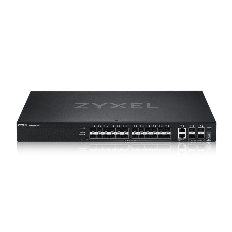 ca555cc8ad49d5b98d90ad4b08e88c5b.jpeg XGS2220-30F, L3 Access Switch, 24x1G SFP, 2x10mG RJ45, 4x10G SFP+ - imagine 1