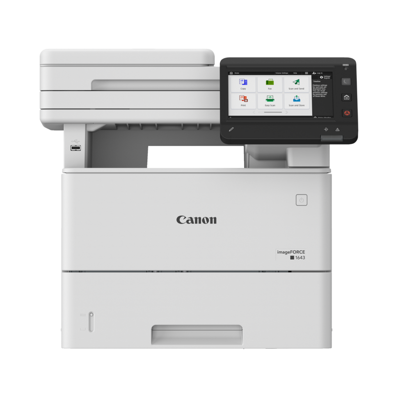 caed412aa435f0befa12b0ad75385ad7.png CANON IMAGEFORCE 1643 MONO LASER MFP, Format A4, Functii: Print, - imagine 1