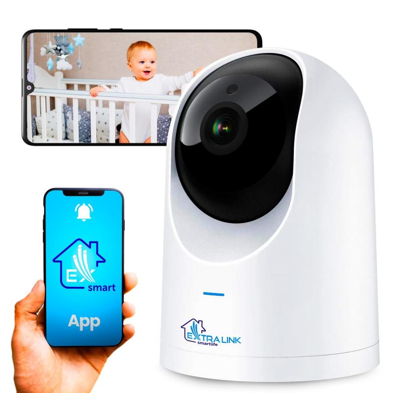 cb60e03807864b01cffb6b25a5c728a0.jpeg Extralink Smart Life HomeEye IP camera PTZ Wi-Fi - imagine 1