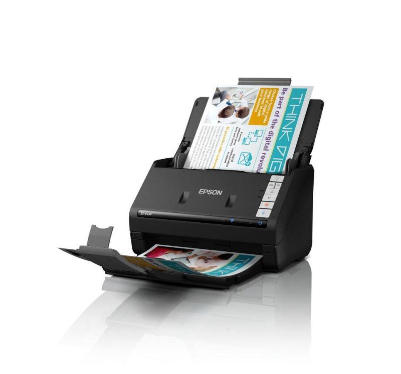 cd06df5b378ddb0c3c8291449e2f7f8d.jpeg Scanner Epson WorkForce ES-550W, A4, Duplex, ADF, USB + WLAN - imagine 1