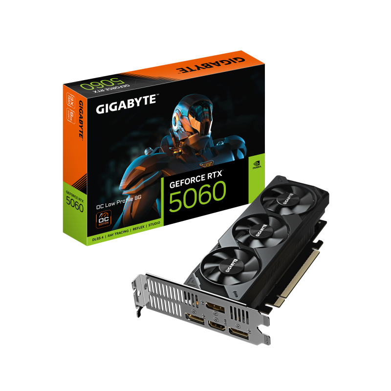 d27eda52cf3c77865dec6de23b6c55cf.png Placa video Gigabyte GEFORCE RTX 5060 OC LOW PROFILE, 8GB - imagine 1