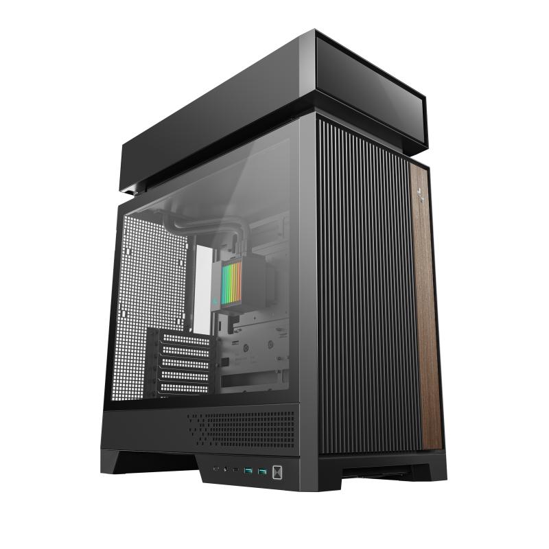 d3f49c86e6ecbd14db7c53481df8c805.jpeg Carcasa DeepCool CL6600, RGB, Mid Tower, Black - imagine 1