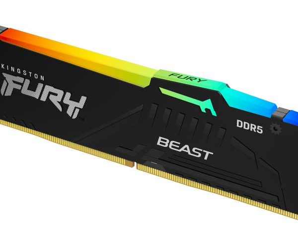 Memorie RAM Kingston FURY Beast, 8GB DDR5, 5200MHz, CL40