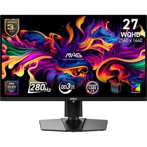 Monitor Gaming MSI MAG 271QP QD-OLED X28, 26.5", 2560 x