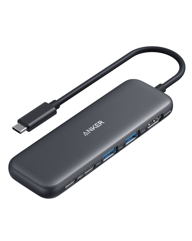 da5edff46f25511ae0189f765d47faeb.png DOCKING Station Anker 5-in-1, porturi: 2 x USB-C, 2 x - imagine 1