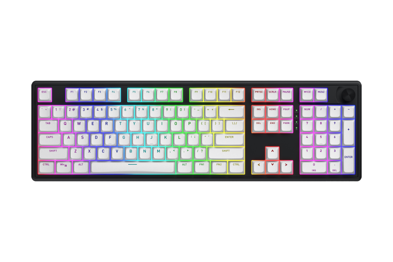 dc449437f346e81d50fba6a26cb0e316.png Tastatura wireless Hator Skyfall 100, interfata 2.4GHz, BT5.3, USB, polling - imagine 1