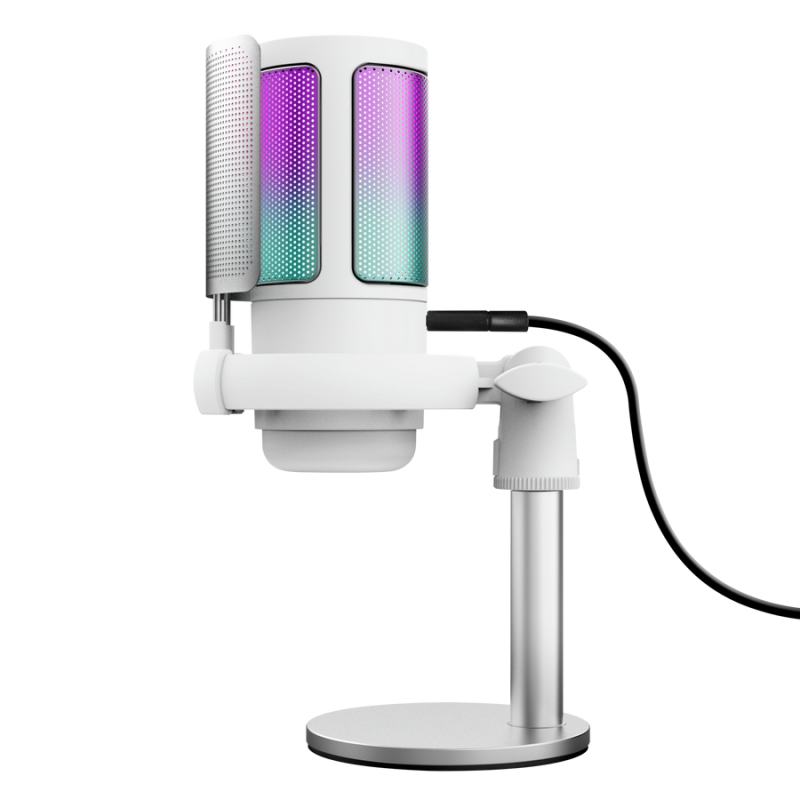 de8fd86974edb50e79cf4756c166c150.png Microfon Trust GXT 238W Auron, tip Condenser, USB-C, LED backlight - imagine 1