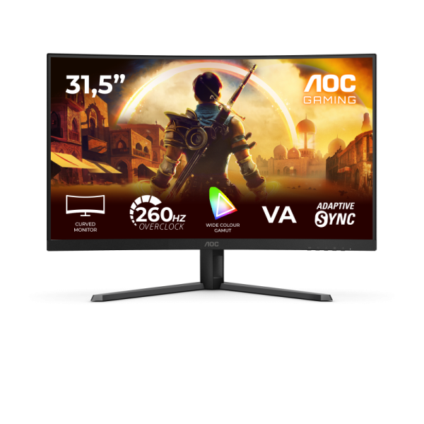 Monitor AOC 31.5" C32G42ZE, Curvature: 1500R, Diagonal (inch): 31.5, Diagonal
