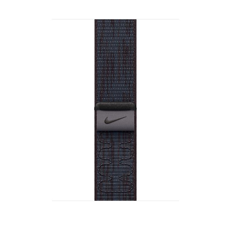 e5c74f96aa69410345bbc5d2089639e3.jpeg Apple Watch 46mm Black/Blue Nike Sport Loop - imagine 1