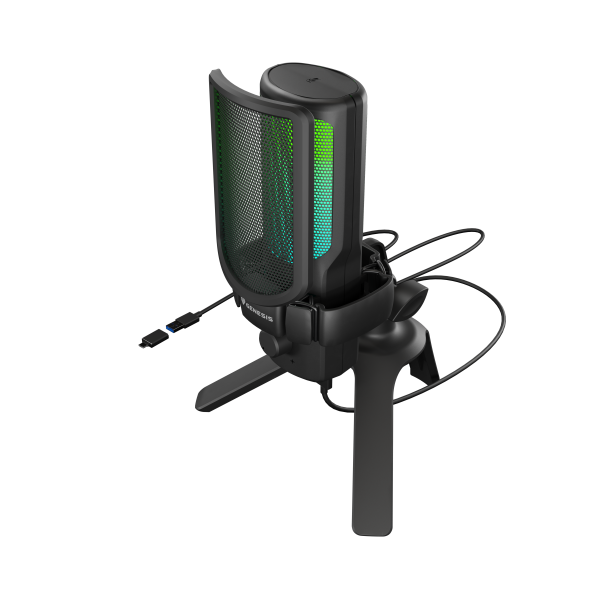 Microfon Genesis Radium 250, tip Condenser, model cardioid, suport fix,