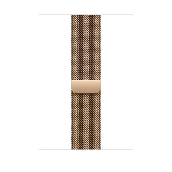 Curea pentru Apple Watch 46mm Gold Milanese Loop - M/L