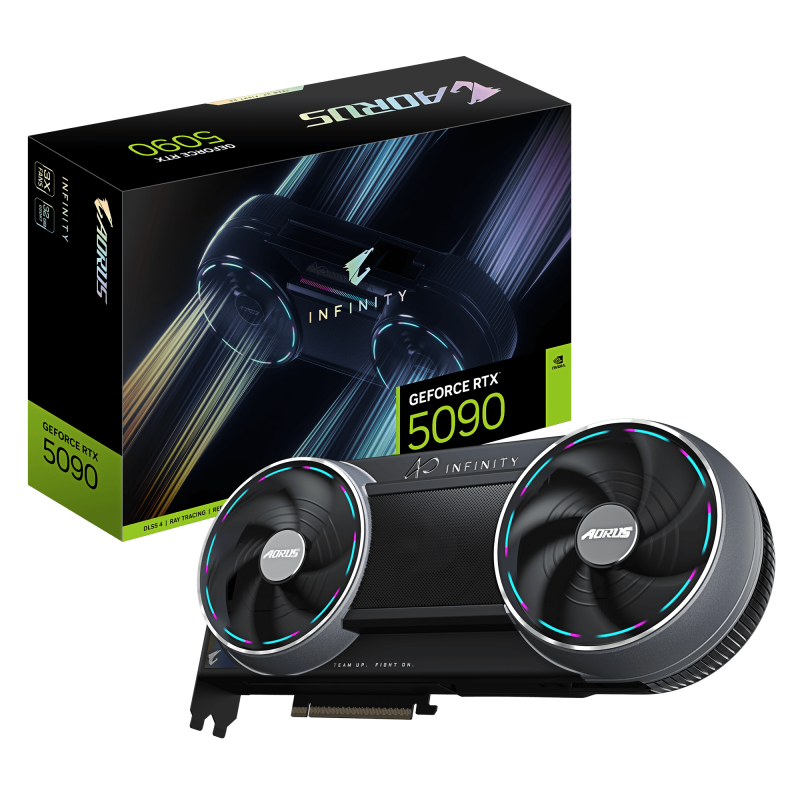ed0eebd1d19443849497a09419c2e216.png Placa video Gigabyte GeForce RTX 5090 AORUS INFINITY, 32GB GDDR7, - imagine 1