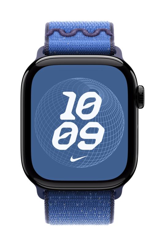 ee5cb285a604dc13463d9f268d38db02.jpg Curea pentru Apple Watch 42mm Blue Ribbon Nike Sport Loop - imagine 1