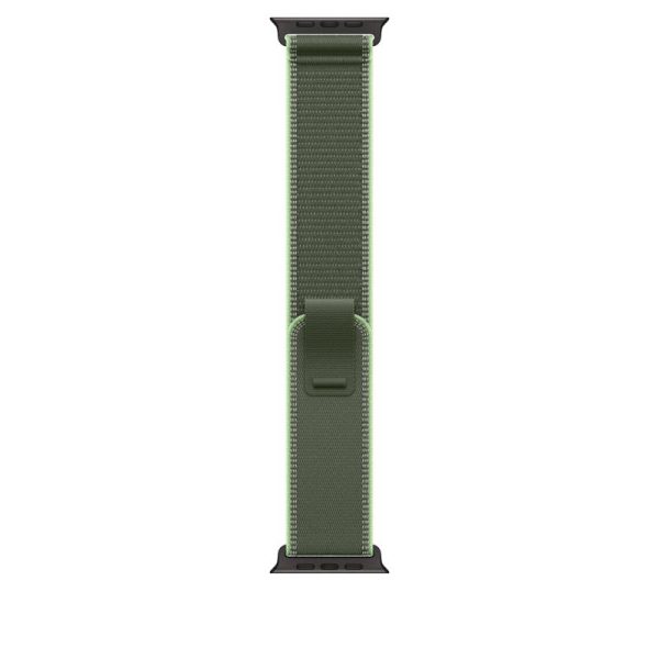 Curea pentru Apple Watch 49mm Green/Neon Trail Loop - M/L - Black Titanium