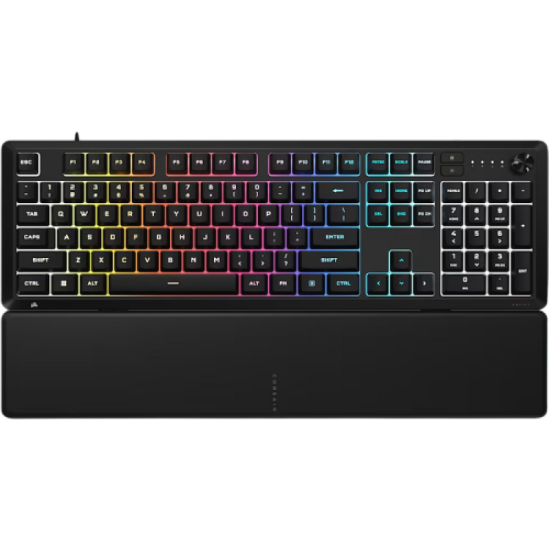 f52829268d677144ecf060c27b7ed5ea.png Tastatura Mecanica Gaming Corsair SKIFF 100, RGB, USB, Negru - imagine 1