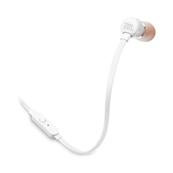 JBL Tune 160 Tune In-Ear Headphone with Mic - White