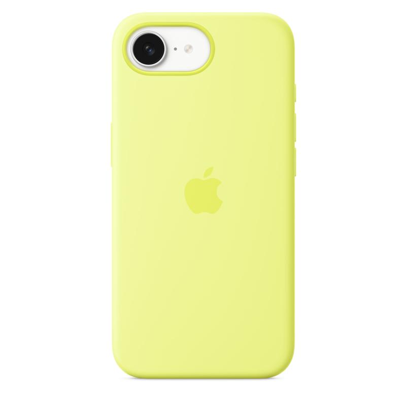 f7b9568eff60154387ce970bc347fe7d.jpeg iPhone 16e Silicone Case - Neon Yellow - imagine 1