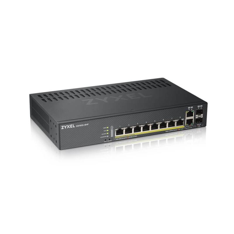 ff099b0b9c1ab2b4a855b338466e31d1.jpeg ZYXEL GS1920-8HPV2 8 PORT GBE POE SWITCH - imagine 1