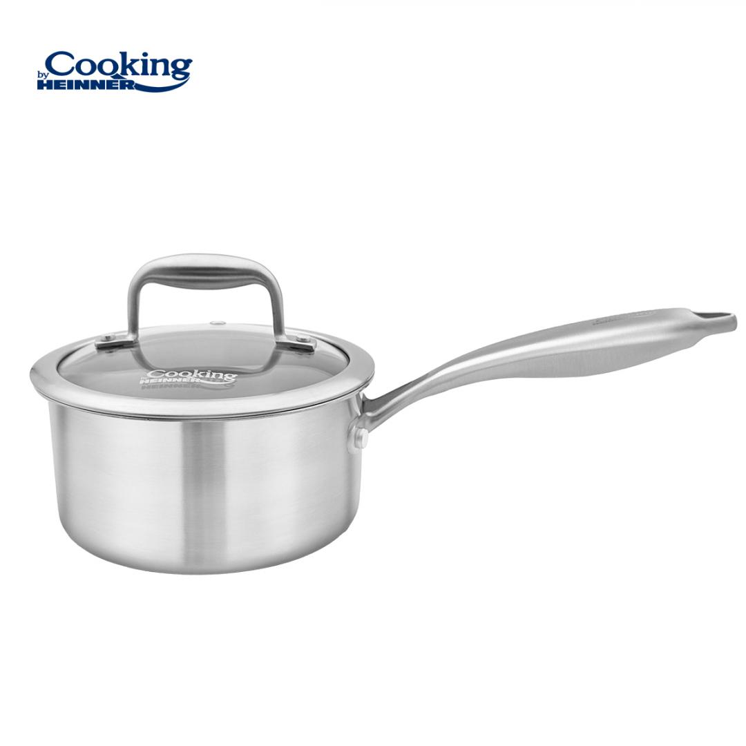 overlay_0019bc4a6c561d832f49aabe6c20d5da.jpg CASEROLA INOX+CAPAC STICLA 16x8.5CM,1.6L, ATOMIC3, COOKING BY HEINNER - imagine 1