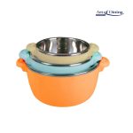 SET 3 CASEROLE TERMICE 2+4+6L,BELLY ORANGE, ART OF DINING BY - imagine 4
