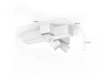 Plafoniera LED RGB Philips Hue Centris, Bluetooth, cu 3xGU10incrucisate ,3x5.7W - imagine 2