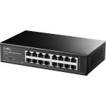 CUDY 16-Port Gigabit Light Managed Switch, 16 Gigabit RJ45 Ports, - imagine 2