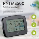 Statie meteo PNI MS500 cu senzor extern fara fir, afiseaza - imagine 8