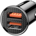 Incarcator Baseus Circular QC 30W, negru - imagine 4