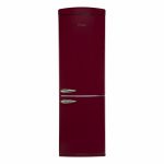 Combina frigorifica FRAM FC-VRR340BDF+, 340 l, Clasa F, Burgundy