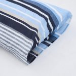 Lenjerie dubla,100% bumbac,4 piese, Azul - imagine 6