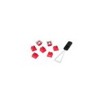 HP Gaming Keycaps Full set, HyperX Pudding, US Layout, RED - imagine 2