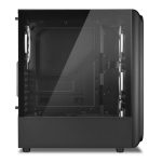 Carcasa Sharkoon TK5M RGB, Mid Tower NEGRU - imagine 4