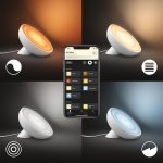 Lampa LED RGB Philips New Hue Bloom (gen4), Bluetooth, 7.1W, - imagine 6