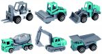 MACHETA DIE CAST, SET 6 UTILAJE, SCARA 1/64, 7.5CM, DIVERSE - imagine 2
