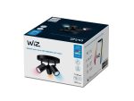 Spot LED RGB WiZ Imageo, Wi-Fi, Bluetooth, control vocal, 3xGU10, - imagine 3