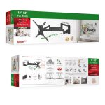 Suport TV plat/curbat de perete cu 2 brate Barkan BM464XL, - imagine 9