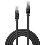 Cablu retea Lindy LY-48077, 1m Cat.6 U/UTP, Black - imagine 3